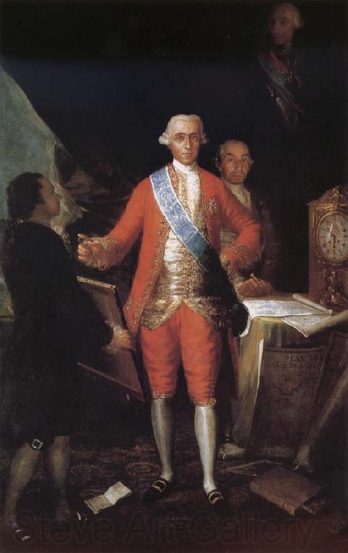Francisco Goya Portrait of the Count of Floridablance and Goya Germany oil painting art
